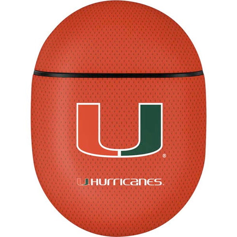 University of Miami Hurricanes Jersey Google Pixel Buds Skin
